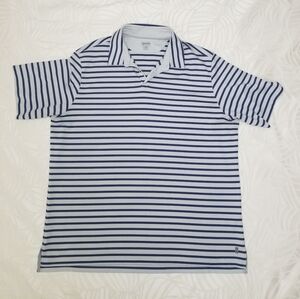 Ashworth Mens Golf Shirt Size XL Blue and Grey